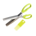 thumbnail image 1 of Wosthever Tijeras de cocina multifuncionales para quitar herramientas de corte de verduras, suministros para el hogar, especias de seguridad para cocinar Cocina y Comedor cinco capas Wosthever HA080305-02, 1 of 6