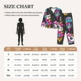 thumbnail image 6 of Disketp Pajamas Set Long Sleeve Sleepwear Womens Button Down Nightwear Pj Sets-Rainbow Unicorn, 6 of 9