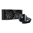 thumbnail image 1 of Deepcool Mystique 240 - Processor liquid cooling system  - Radiator Size:  240 mm - (for: LGA1155, LGA1150, LGA1151, AM4, LGA1200, LGA1700, AM5) - copper base - 120 mm - black, 1 of 1