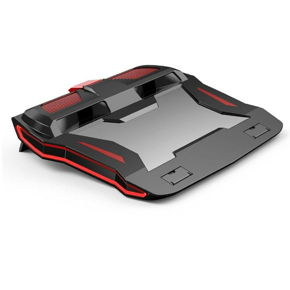 Maoww Refroidisseur d'Ordinateur Portable de Jeu Deux Ventilateurs Éclairage DEL Support de Cahier pour Ordinateur Portable Base 12-18 Pouces Tablette de Refroidissement pour Ordinateur Portable No.2