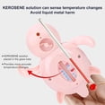 thumbnail image 5 of Termómetro de baño para bebé, control de temperatura del baño, temperatura segura del baño, juguetes flotantes, termómetro de baño para recién nacidos, lindo diseño de tortuga (rosa), 5 of 5