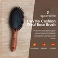 thumbnail image 4 of Spornette DeVille Cushion Oval Boar Brush #342, 4 of 4
