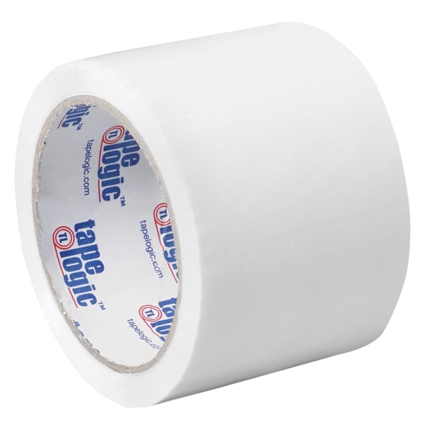 Tape Logic Colored Carton Sealing Heavy Duty Packing Tape 3" x 55 yds. White 6/Carton (T90522W6PK)
