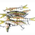 thumbnail image 2 of 5.5in / 0.92oz Bionic Multi Jointed Hard Bait S Natación Acción Pesca Señuelo 8 Segmentos Señuelo de Abanopi Carnada, 2 of 7