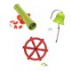 thumbnail image 4 of Accesorios para : telescopio de juguete, actividades de juego de rol versátiles, accesorios para casas en los árboles y patios naranja verde rojo, 4 of 8