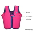 thumbnail image 4 of shoper Kids Life Jackets 20-30 Lbs High-Buoyancy Solid Color Adjustable Strap Breathable Toddler Swim Vest Comfortable Kids Life Jacket Pink S, 4 of 5