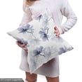 thumbnail image 4 of Ambesonne Poppy Flower Fabric by the Yard Upholstery, Old Flower Composition, 1 Yard, Purple Grey White, 4 of 4
