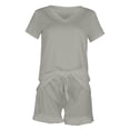 thumbnail image 7 of MAIHAN Women Vacation Outfits Summer Beach Vacation Clothes Short Sleeve Tops Shorts Set Shorts Set 2 Piece Outfit for Casual and Summer Wear, 7 of 7