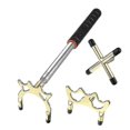 thumbnail image 1 of Retractable Billiard Cue Stick Bridge With 3pcs Removable Brass Bridge Head Billiard Table Pool Cue, 1 of 5