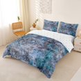 thumbnail image 2 of Homewish Blue Watercolor Gradient Duvet Cover Queen,Geometric Abstract Queen Bedding,Reversible,3pcs,1 Duvet Cover and 2 Pillowcases, 2 of 6