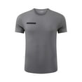 thumbnail image 4 of Men's Ice Silk T-Shirts Summer Workout Quick Dry Seamless Tee Tops Moisture Wicking Short Sleeve Activewear Tshirts, 4 of 5