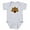 Heather Gray, variant on CafePress - Football Turkey - Cute Infant Bodysuit Baby Romper - Size Newborn - 24 Months