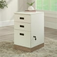 thumbnail image 4 of UrbanPro Modern Engineered Wood File Cart in Pebbled White Finish, 4 of 12