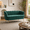 Emerald, variant on MOONMISS Scallop Tufted Loveseat,Premium Chenille Fabric 2-Seater Sofa with Gold Metal Legs,Curved Back for Living Room/Bedroom,Emerald