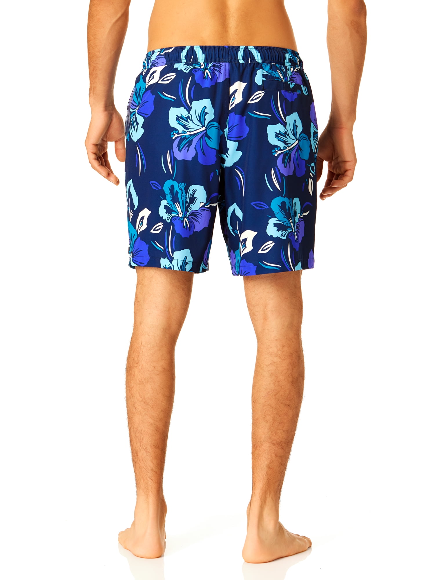 Rugged Shark Men's & Big Men's Swim Trunks, 7" Inseam, Sizes S-3XL