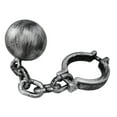 thumbnail image 2 of Nicky Bigs Novelties Adult Ball and Chain Leg Shackle Convict Prisoner Inmate Costume Accessory Prop, 2 of 6