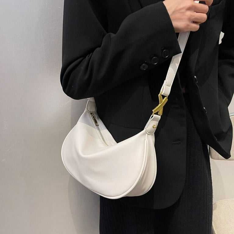 CoCopeaunt Vintage Small PU Leather Underarm Bag Armpit Crossbody Bags For Women Winter Designer Shoulder Bag Purses and Handbags Bolsos