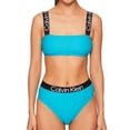 thumbnail image 2 of Calvin Klein TROPICAL WATERS Logo-Straps Bikini Swim Top, US X-Large, 2 of 4