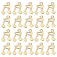 thumbnail image 1 of Unique Bargains Metal Pendants Drops, 100 Pack Musical Note Shape Mini Pendant for Jewelry Making DIY, Golden, 1 of 5