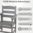 thumbnail image 4 of HDPE Patio Furniture Set for 4 People | All-Weather Use in Garden, Backyard & Pool | Durable HDPE Material | Adaptable to Various Outdoor Needs, 4 of 5
