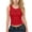 Red, variant on OGLCCG Teens Girls Crop Tank Tops High Neck Sleeveless Ribbed Knit Slim Fit Shirts Summer Workout Athletic Tank Top 2-14 Years