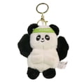 thumbnail image 4 of Animal de peluche de gato, adornos de animales de peluche, bolso de dibujos animados, colgante de llave de peluche, llavero de muñeco de peluche para Panda, 4 of 9