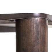 ZUO Eazy Solid Rubber Wood Frame Dining Table in Espresso