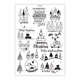 thumbnail image 5 of Puntoco Pegatina de agua con forma de muñeco de nieve y vela navideña, tema de actividad, decoración con velas de humor, pegatina de agua ultraligera, 5 of 5