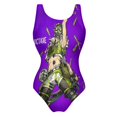 thumbnail image 4 of Apex Legends Octane Womens Bathing Suits One Piece Swimsuits Cute Bikini Printed Swimwear Cover Up Dress M, 4 of 7