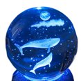 thumbnail image 2 of Crystal Ball Night Light 3D Carving Craft Ornament USB Plug-in (Ballena de aguas profundas) Ndcxsfigh Para estrenar, 2 of 5