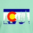 thumbnail image 3 of CafePress - Colorado Dark T Shirt - Men's Classic Graphic Cotton T-Shirt, 3 of 4