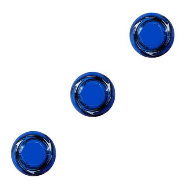 Guardoinrt Waterproof PU Leather Football Competitive Game Fun Soccer Ball Fun Football Training Soccer Ball Blue 3Set