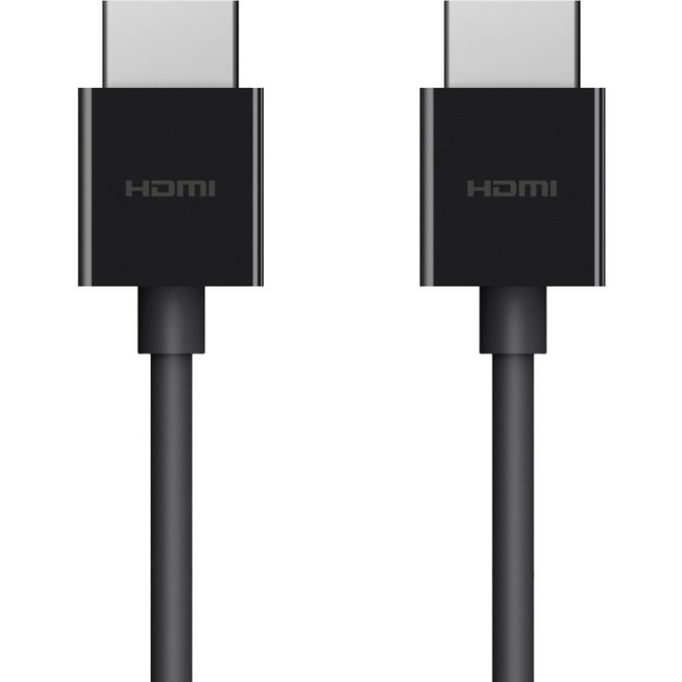 jeg behøver forræderi udkast Belkin Ultra HD High Speed HDMI 2.1 Cable, Optimal Viewing for Apple TV and  Apple TV 4K, Dolby Vision HDR, 2 M/6.ft – Black - Walmart.com