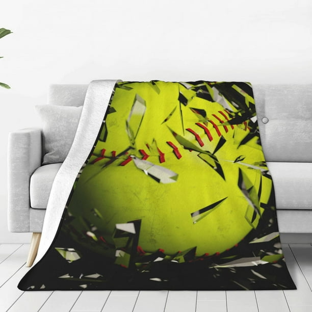 Balery Ball Manta de Felpa Suave y Acogedora – Cobija de Franela Aterciopelada para Cama, Lavable y Cálida para Sofá, Mascotas, Transpirable-50"x40"