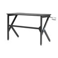 thumbnail image 6 of Studio Designs Saga Black Metal Gaming Desk with Cup Holder, 6 of 12