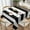 Black and White Stripes,, variant on Blue Stripes, White Stripes, Soft Tablecloth Square Dinng Table Covers for Kitchen & Table Linens 52" x 52"