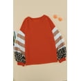 thumbnail image 6 of Redhotype Vibrant Leopard Knit Top | Sleek Fit | Long Sleeves | Trendy, 6 of 8