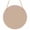 Brown, variant on White Round Front Door Welcome Sign, 7.8 Inch Wall Hanging Decor for Indoor Outdoor, Modern Simple White Backdrop Home Porch Hanger Decorations for Holiday Gift