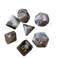 thumbnail image 3 of 7 unids/set colorido patrón de perlas dados poliédricos número Kit de dados para DND PRTG RPG equipo de carrera mesa juego de mesa juego de dados Dnd ﻿, 3 of 4