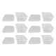 thumbnail image 3 of Fiambrera desechable para microondas, contenedor de comida Rectangular transparente desechable con tapa, 750ML, 10 Uds., 3 of 8