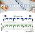 thumbnail image 3 of Gkeoshab Office&Craft&Stationery Office cabinet "Anti Myopia Ruler For Students 15cm Transparent Ruler With Clear Scale Measuring Tool For Kids Multifunctional Drawing And Marking Ruler Ideal For, 3 of 9