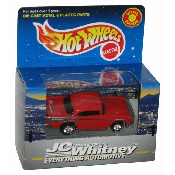 Hot Wheels JC Whitney '57 Chevy (2000) Special Edition Red Toy Car