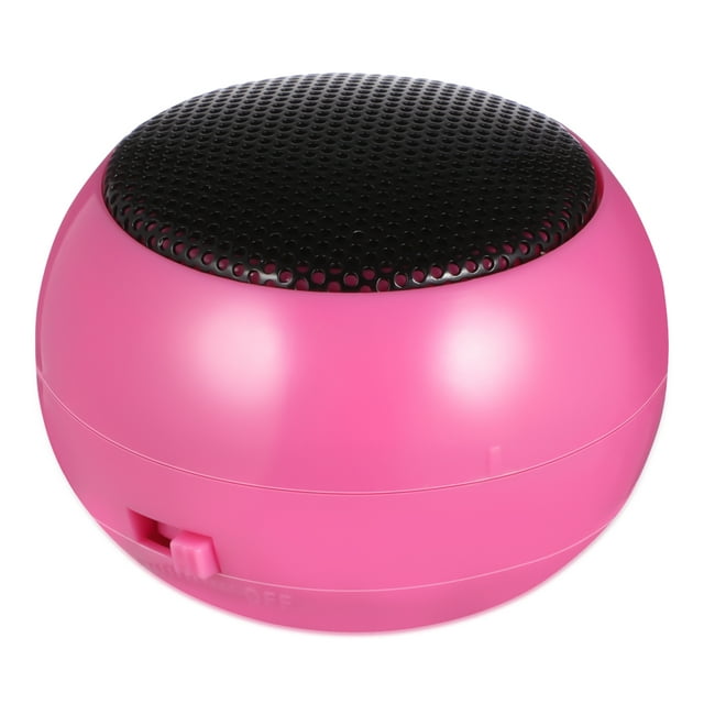 Altavoz con cable recargable por USB con entrada auxiliar de 3,5 mm para portátil, teléfono y tableta.