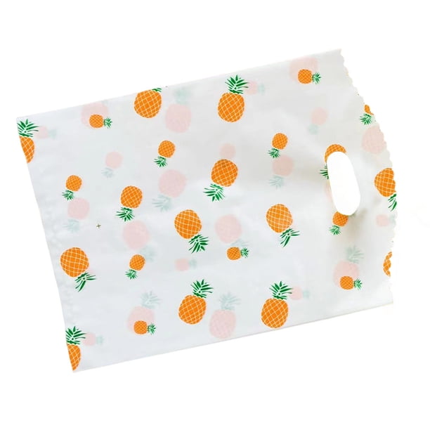 Advancent 50 Uds. De bolsas de regalo con asas, estuches de plástico, bonitos dulces de automontaje, paquete de cumpleaños, decoración de Navidad, Kits de decoración para fiestas Piña Advancent HA076954-02