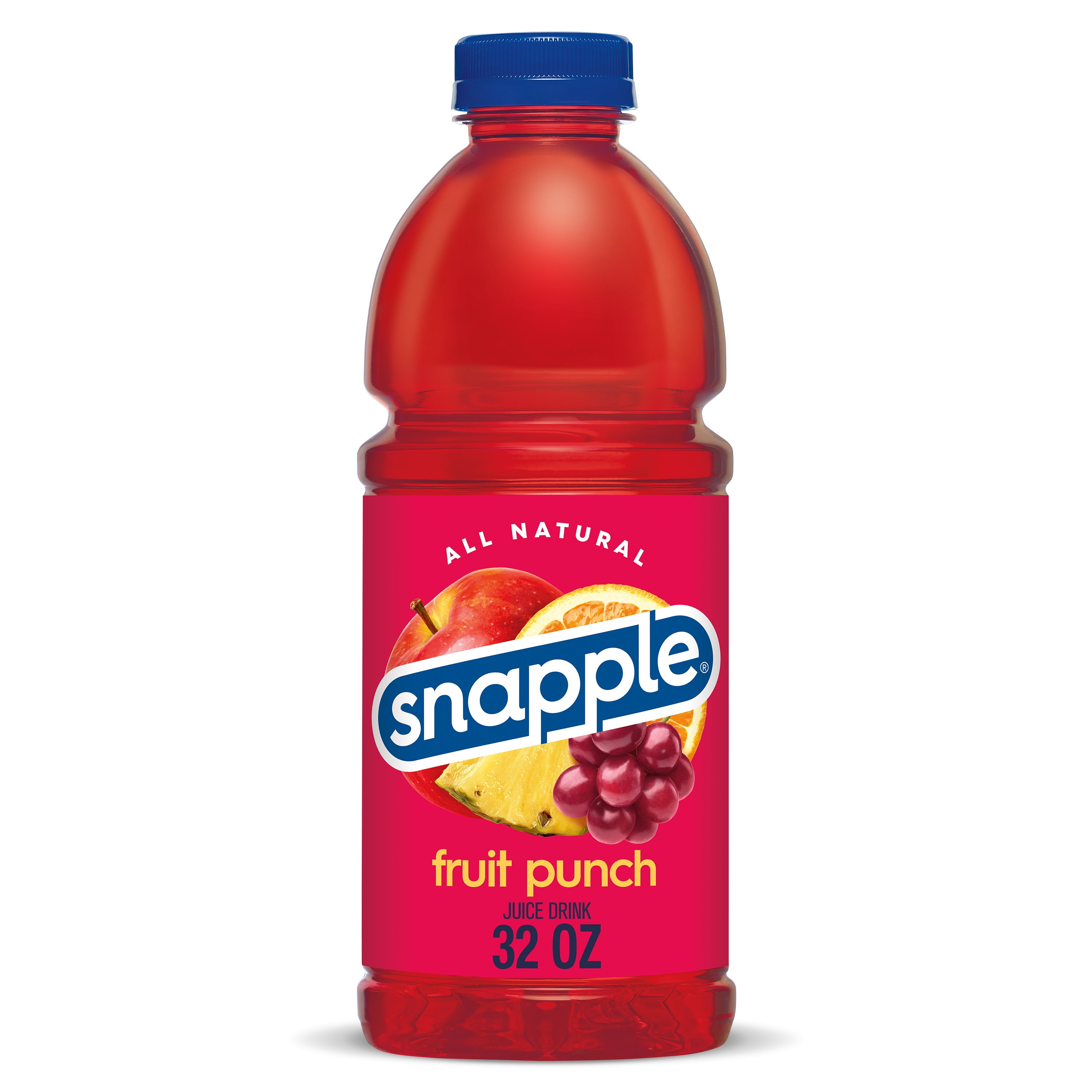Snapple Fruit Punch Juice Drink, 32 fl oz bottle