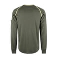 thumbnail image 5 of FR Shirts for Men 5.5oz Lightweight 100% Cotton Flame Resistant Henley NFPA 2112 CAT2 Work Shirt Dual Pockets Gray 2XL, 5 of 7