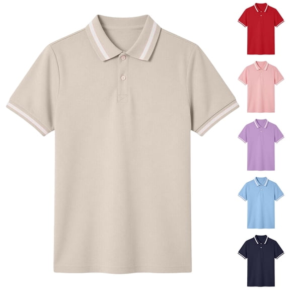 MuXiKeJi Clothes Boys Button Down Shirts Size 14 Button Closure Letter Print Short Sleeve Pocket Shirts Funny Gentleman Tops Kids Child Beach Outdoor Party
