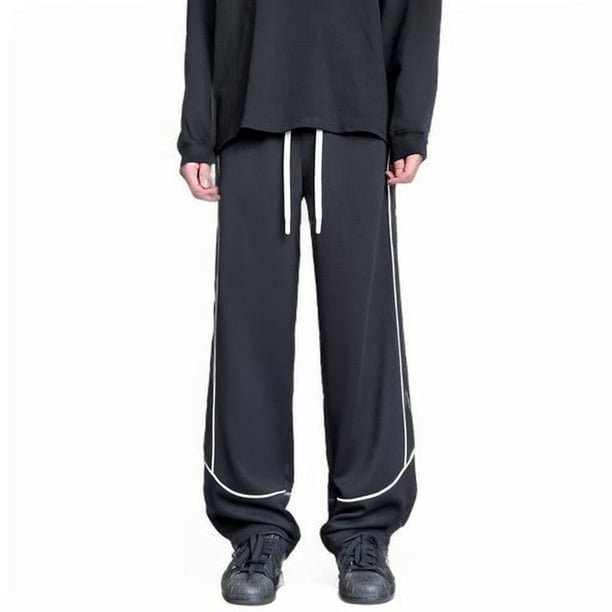 Pantalones De Chándal Para Hombre Con Bolsillos Cargo - Estampado Moderno, Cintura Con Cordón | Para Entrenamiento Y Ocio