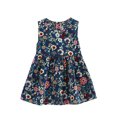 thumbnail image 3 of Zszcpp Sundress For Infant Girl Trendy Princess Refreshing Print Sleeveless Flowers Outerwear Casual Dresses, 3 of 9