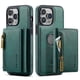 thumbnail image 1 of 2 In 1 Detachable Magnetic Leather Wallet Phone Case For iPhone 15 14 13 12 11 Pro Max Plus Zipper Card Slot Pocket Holder Cover, 1 of 4